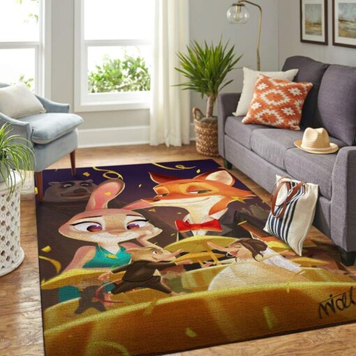 Zootopia Disney Movie Living Room Area Rug