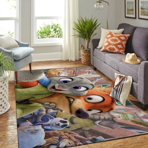 Zootopia Disney Movie Living Room Area Rug