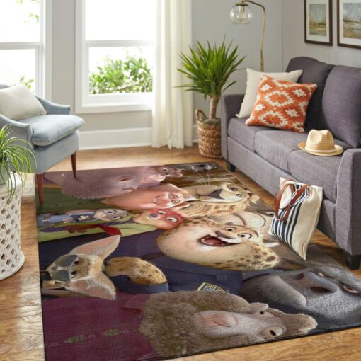 Zootopia Disney Movie Living Room Area Rug