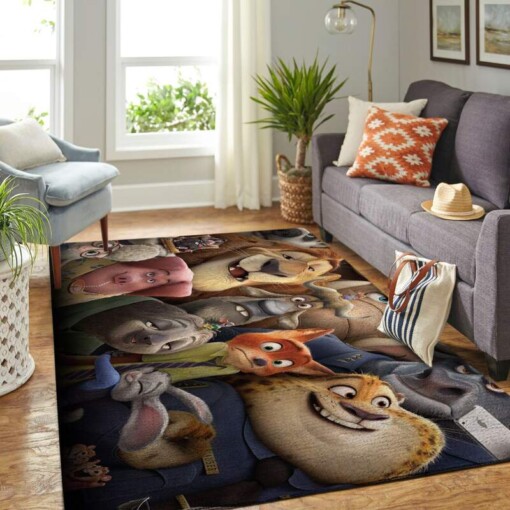 Zootopia Disney Movie Living Room Area Rug