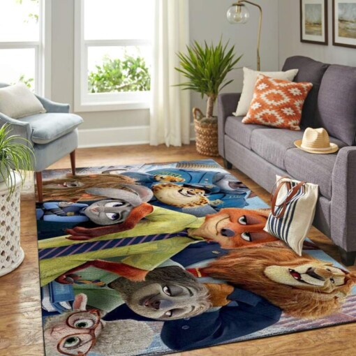 Zootopia Disney Movie Living Room Area Rug