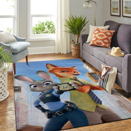 Zootopia Disney Movie Living Room Area Rug