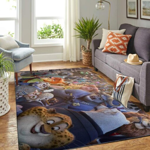 Zootopia Disney Movie Living Room Area Rug