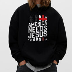 America Needs Jesus T-Shirt - Dream Art Europa