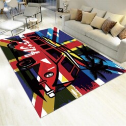 American Flag Van Limited Edition Rug