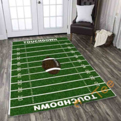 American Football Field Area Rug