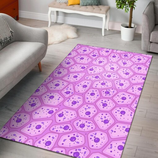 Anatomy Cells Pattern Print Area Limited Edition Rug
