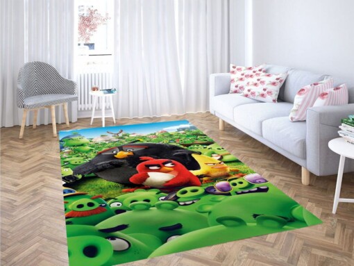 Angry Birds 2016 Living Room Modern Carpet Rug