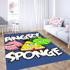 Angry Sponge Carpet Rug