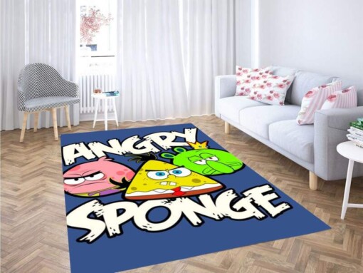 Angry Sponge Carpet Rug