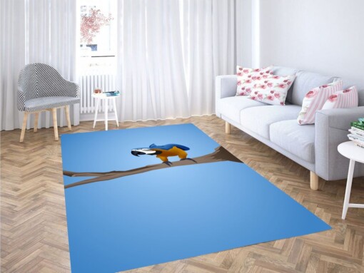 Animal Bird Living Room Modern Carpet Rug