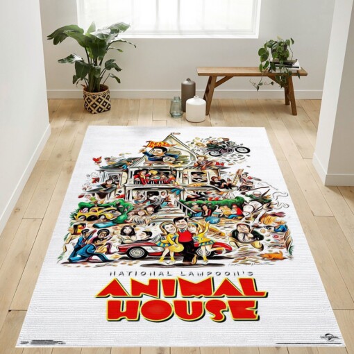 Animal House Rug  Custom Size And Printing