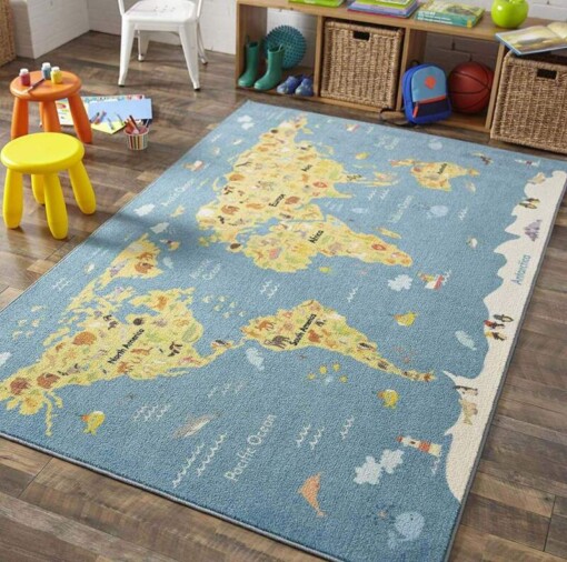 Animal Map Limited Edition Rug