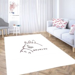 Animal My Neighbor Totoro Living Room Modern Carpet Rug
