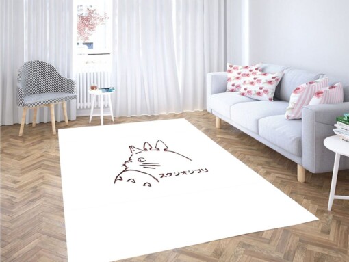 Animal My Neighbor Totoro Living Room Modern Carpet Rug