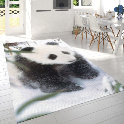 Animals Panda Rug  Custom Size And Printing