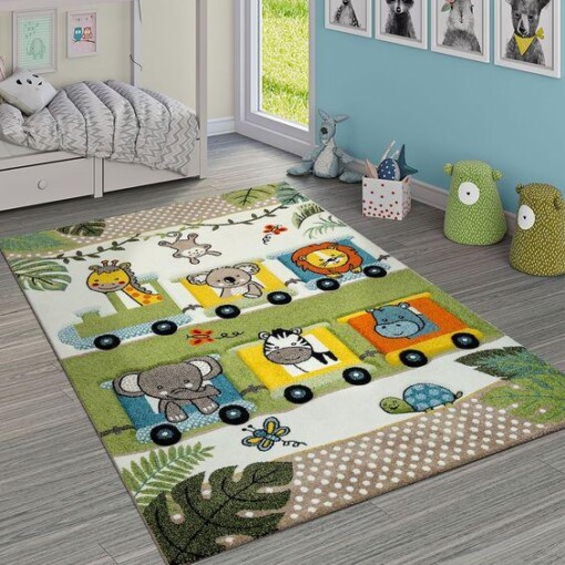 Animals Train Limited Edition Rug