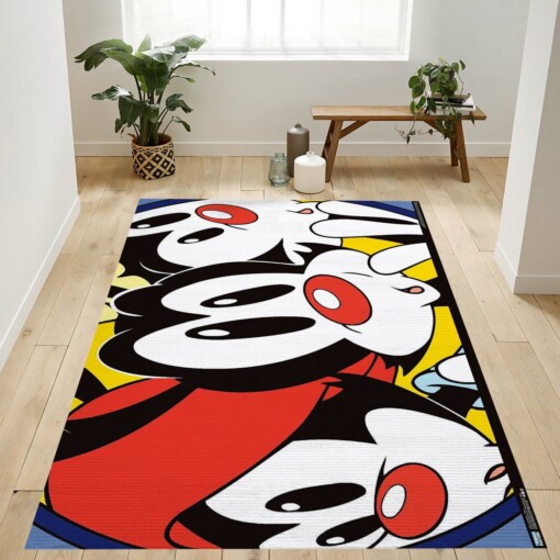 Animaniacs Faces Rug  Custom Size And Printing