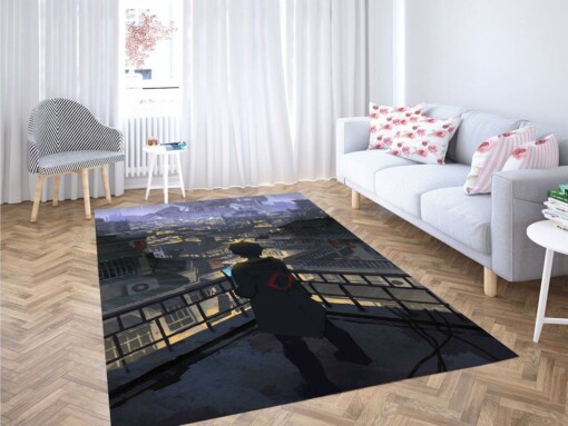 Anime Style Living Room Modern Carpet Rug