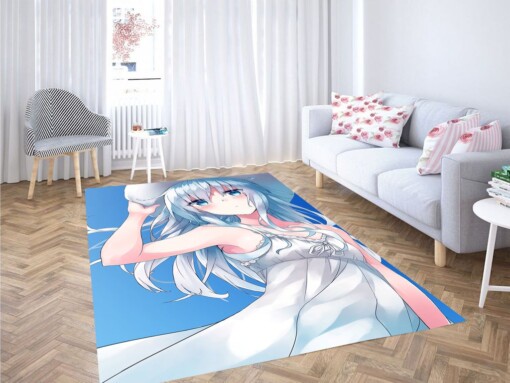 Anime Cute Girl Living Room Modern Carpet Rug