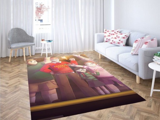 Anime Gravity Falls Living Room Modern Carpet Rug