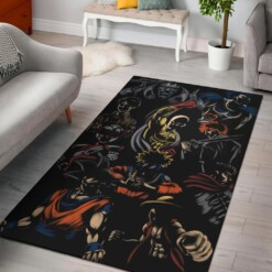 Anime Heroes Area Rug