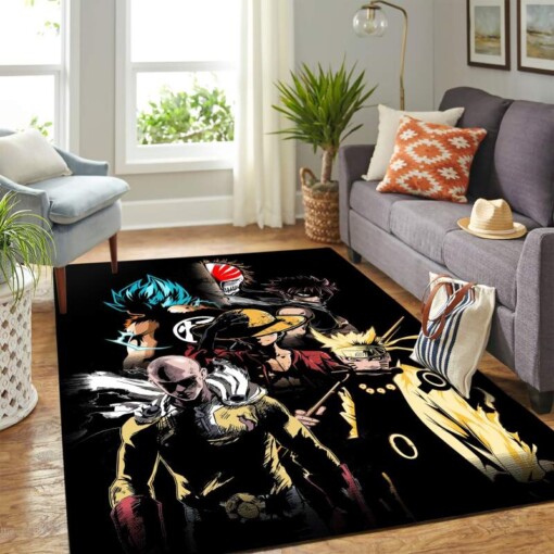 Anime Heroes Carpet Area Rug