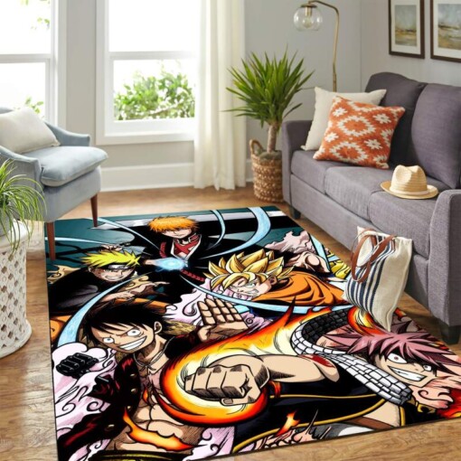 Anime Legendary Heroes Carpet Area Rug