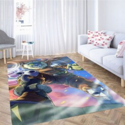 Anime Wallpaper Living Room Modern Carpet Rug