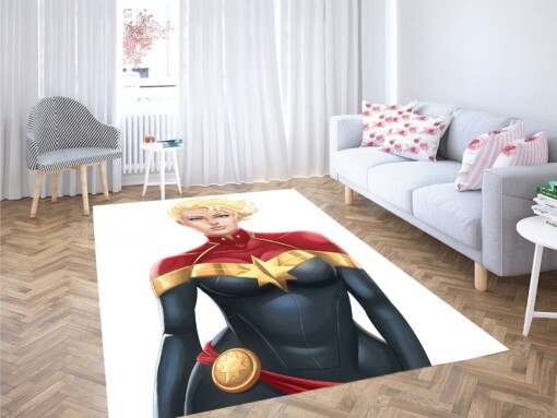 Another Captain Marvel Carpet Rug