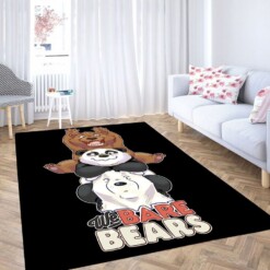 Another Style We Bare Bears Living Room Modern Carpet Rug