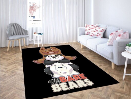 Another Style We Bare Bears Living Room Modern Carpet Rug