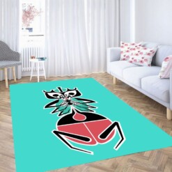 Ant By Primitive Skateboard Living Room Modern Carpet Rug