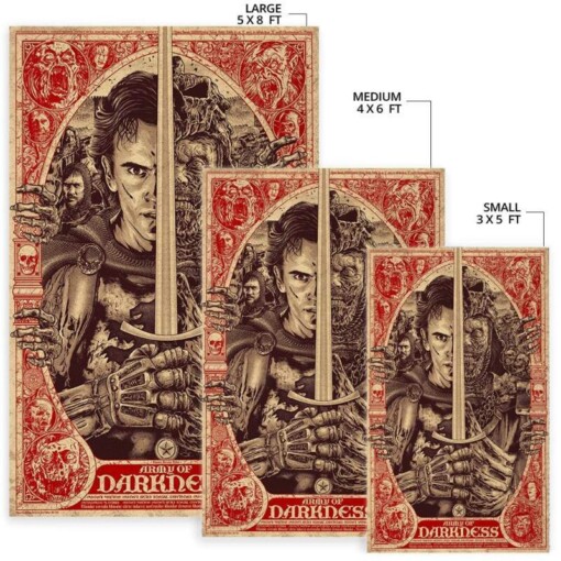 Aod1001 Army Of Darkness Area Limited Edition Rug