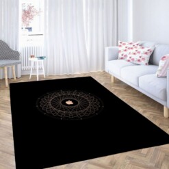 Apple Circles Get Fancy Living Room Modern Carpet Rug