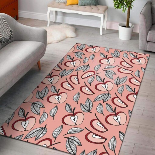 Apple Pattern Print Design Limited Edition Rug