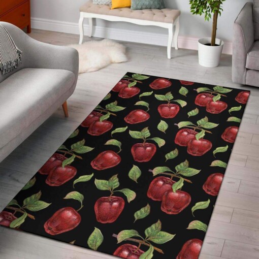 Apple Pattern Print Design Limited Edition Rug