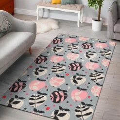 Apple Print Pattern Area Limited Edition Rug