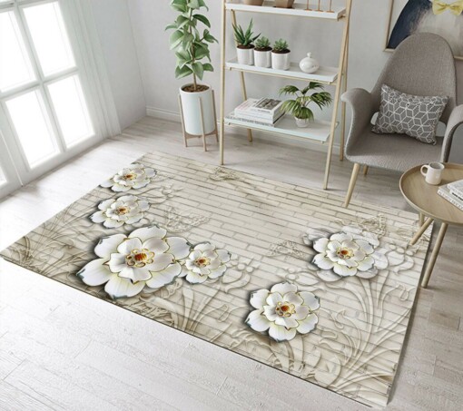 Apricot Flower Limited Edition Rug