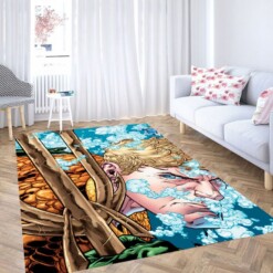 Aquaman Comic Version Dc Living Room Modern Carpet Rug
