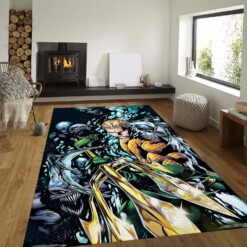 Aquaman Trident Carpet  Custom Size And Printing