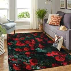 Arbusto De Rosas Carpet Floor Area Rug