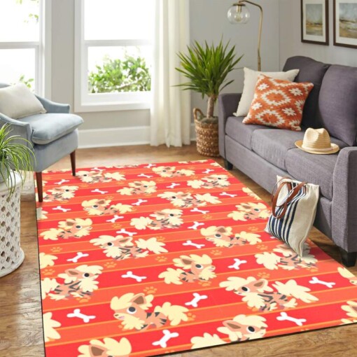 Arcanine Fire Partern Pokemon Carpet Rug