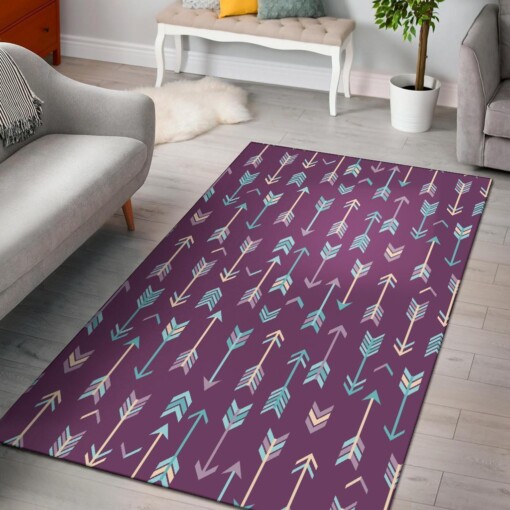 Archery Print Pattern Area Limited Edition Rug
