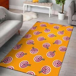 Archery Targets Pattern Print Area Limited Edition Rug