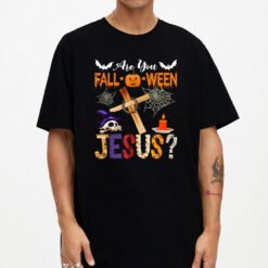 Are You Fall-o-ween Jesus Halloween Christian Scary Pumpkins T-Shirt - Dream Art Europa