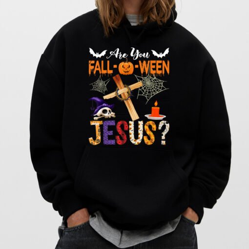 Are You Fall-o-ween Jesus Halloween Christian Scary Pumpkins T-Shirt