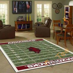 Arkansas Razorbacks Home Field Area Rug