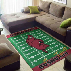 Arkansas Razorbacks Home Field Area Rug