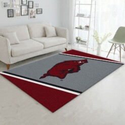 Arkansas Sport Rug  Custom Size And Printing